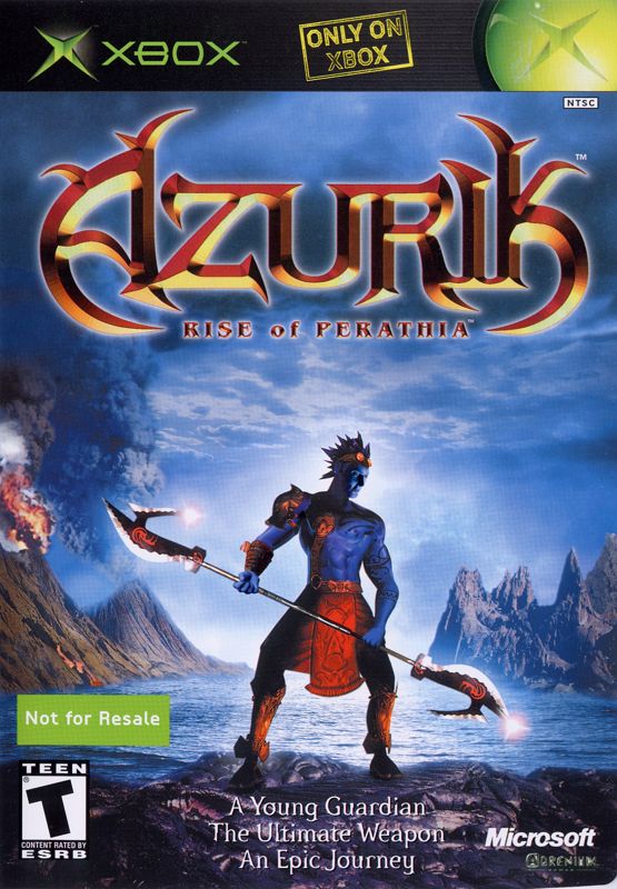 Azurik: Rise of Perathia box art for Xbox